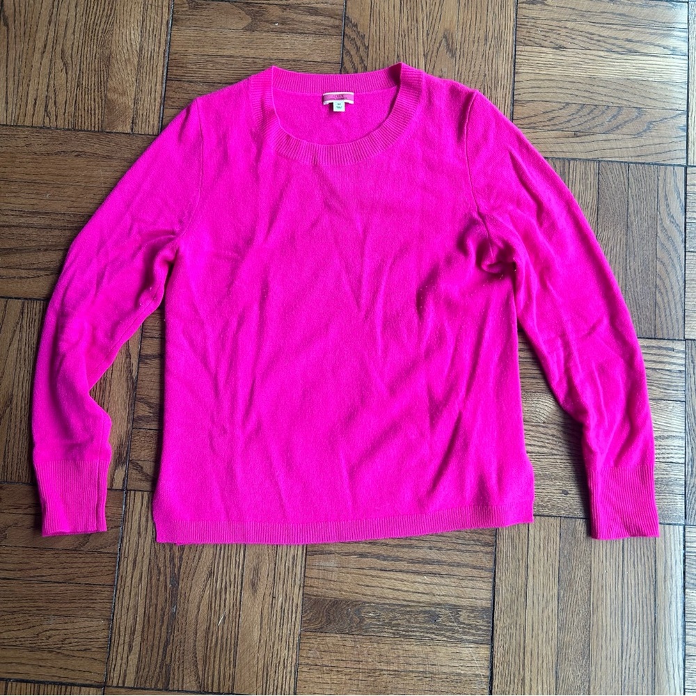 J.Crew Cashmere Pink Sweater medium